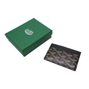 GOYARD Saint Sulpice Card Wallet black leather